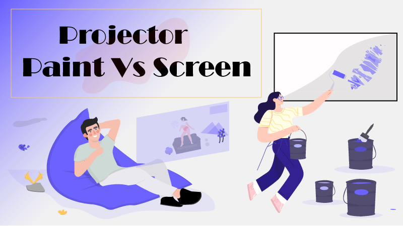 Projection on Wall Vs Screen