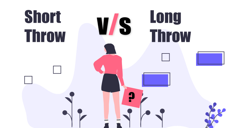 short throw vs long throw