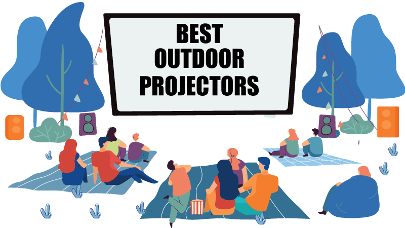 best outdoor movie projectors