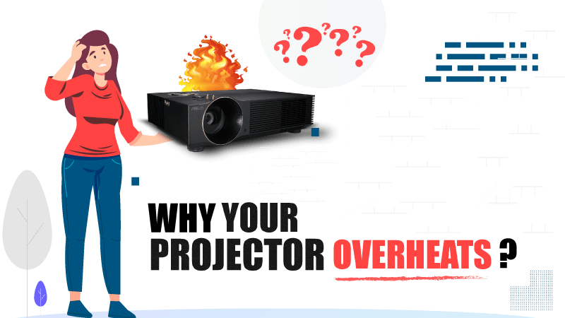 why does a projector overheat?