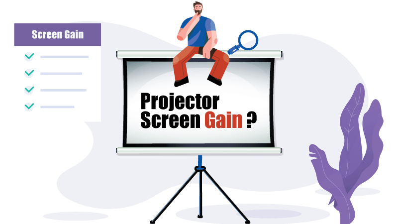 projector screen gain explained
